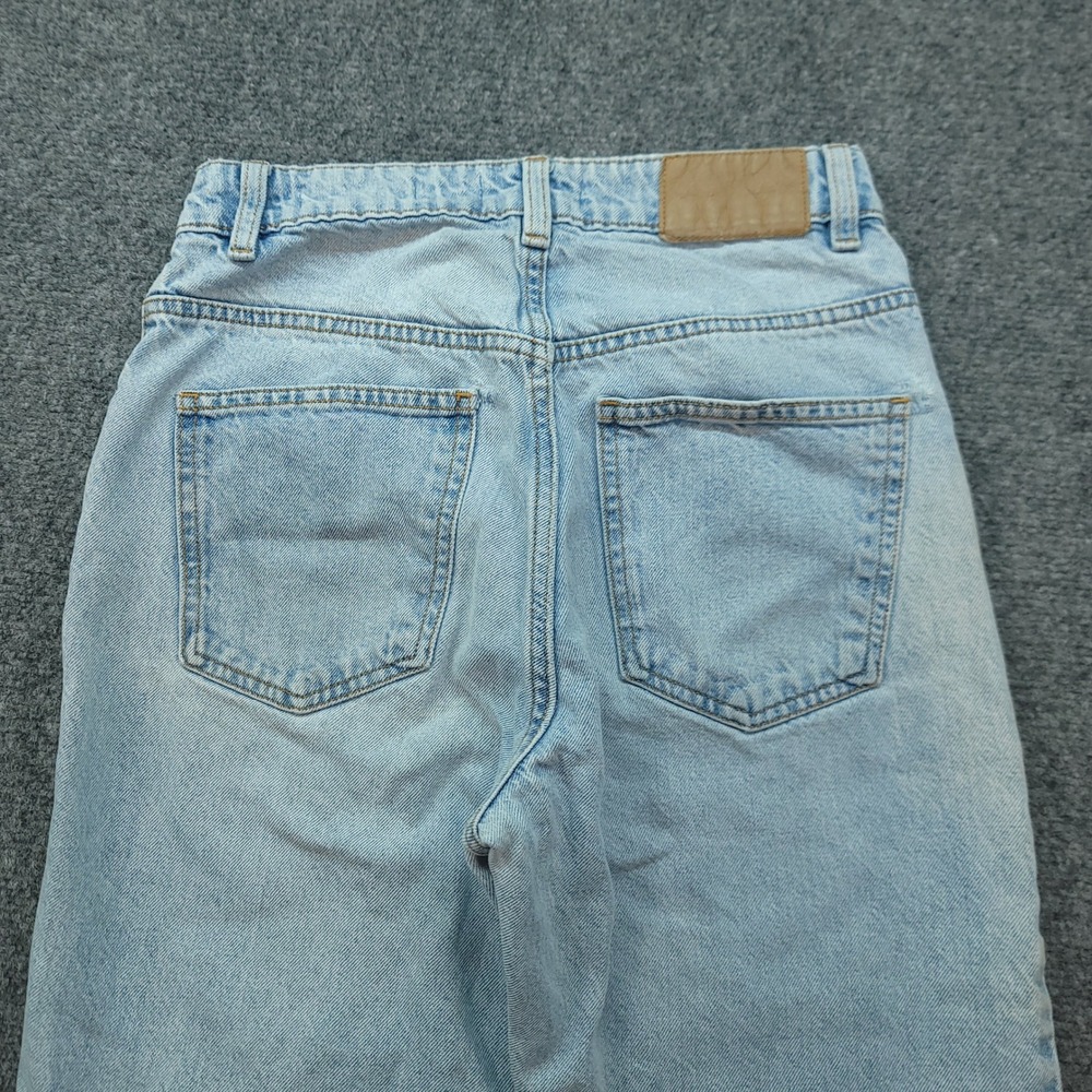 Cotton On Mom Jean Light Wash High Rise Tapered Leg Blue Denim Size US 4